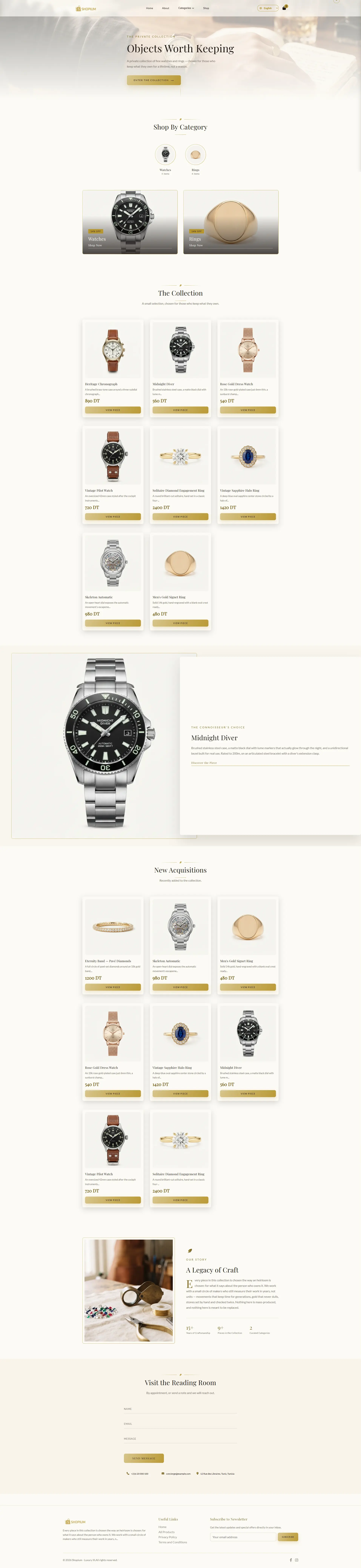 Luxury III — sportswear online store template by Shopium